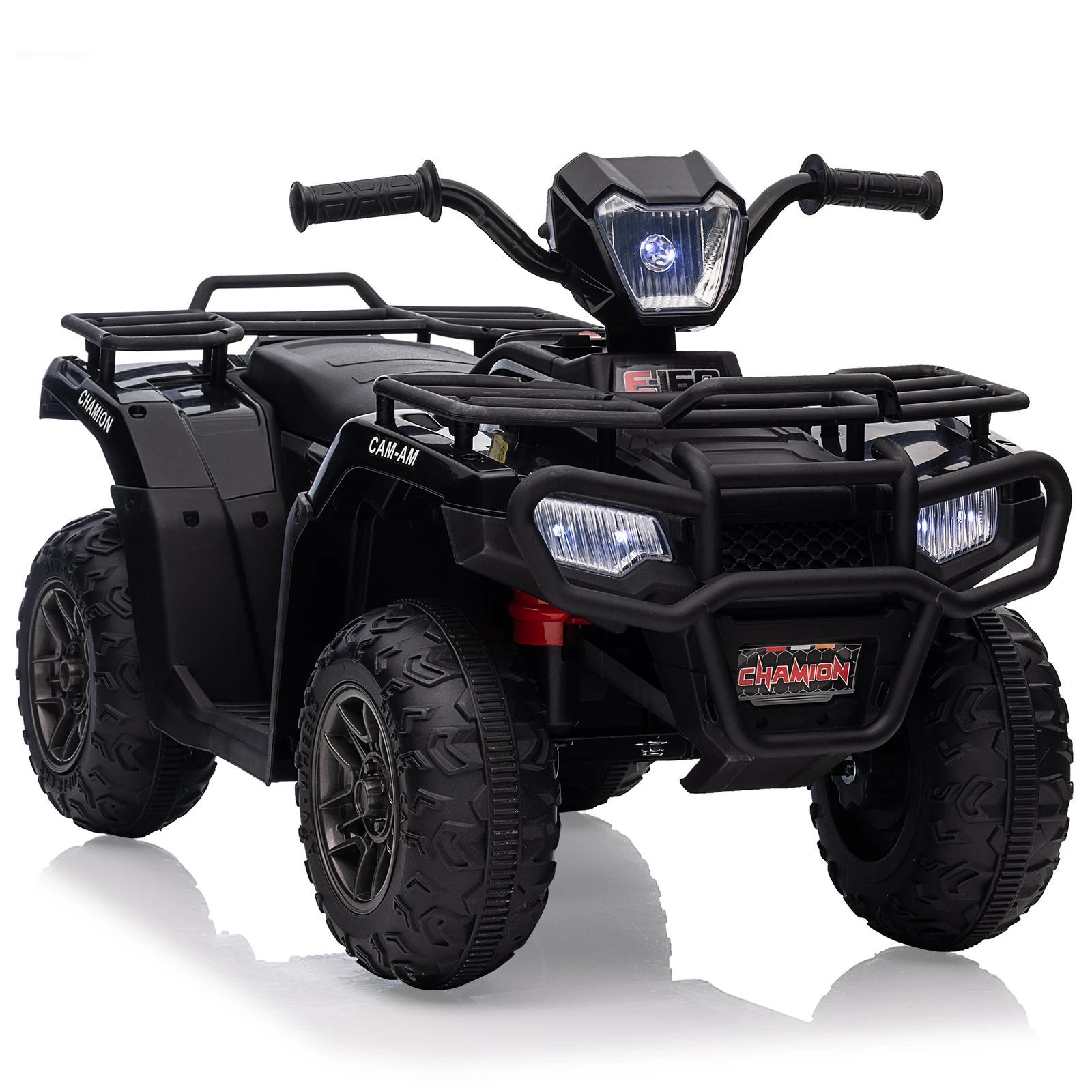 12V Ride on ATV for Kids, Electric Vehicle for Toddlers,High/Low 2.2mph Safety Speed for Child, Forward/Backward,LED Light, Musi