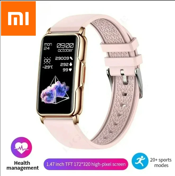 

Xiaomi Мужчины Bluetooth Музыка Фитнес Спорт Смарт-часы Женщины Подключенный телефон Браслет Монитор сна Мужские Смарт-часы Женские