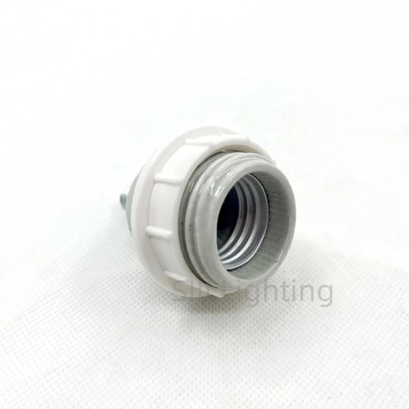 

E27 Insulated Light Ceiling Light Modern Iron Lamp Base E27 Ceramic Lamp Holder High Temperature Resistant Socket Lamp Holder