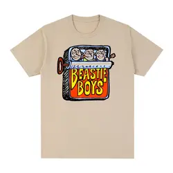 Beastie Boys Hip Hop Music Vintage T-shirt Cotton Men T shirt New Tee Tshirt Womens Tops