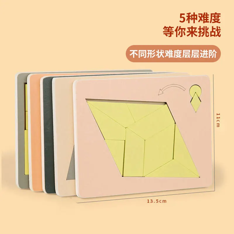 

Wooden Impossible Puzzle: the Challenge of the Unsolvable, the Mystery of Extra Pieces, High-Difficulty Interactive Brain Teaser