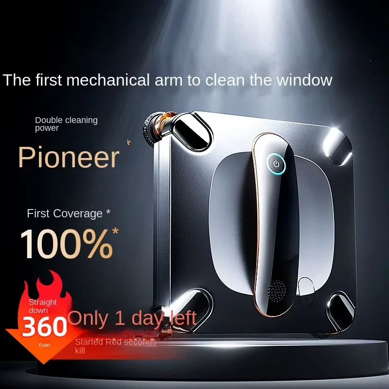 The Most Popular Electric Glass Cleaning Robot Smart Window Cleaner Robot Automatic Glass Cleaner Robot