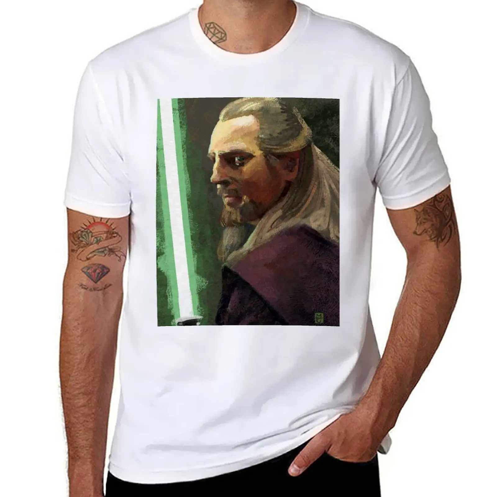 

Qui-Gon Jinn T-Shirt t shirt man designer t shirts designer T-Shirt