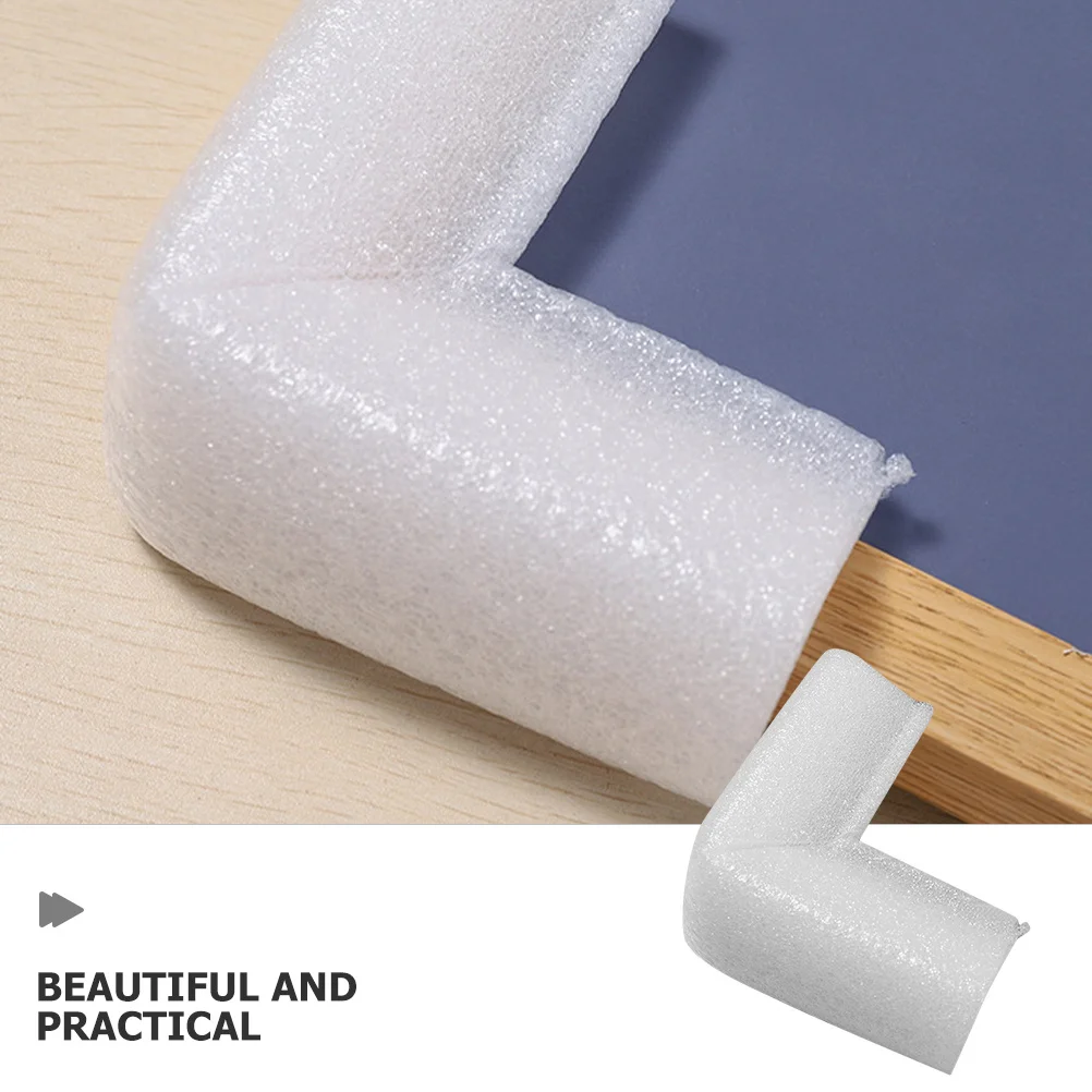 50Pcs Durable Corner Protectors Soft Foam Guards for Furniture Picture Frames Artwork Shipping Protection Foam Corner Protector