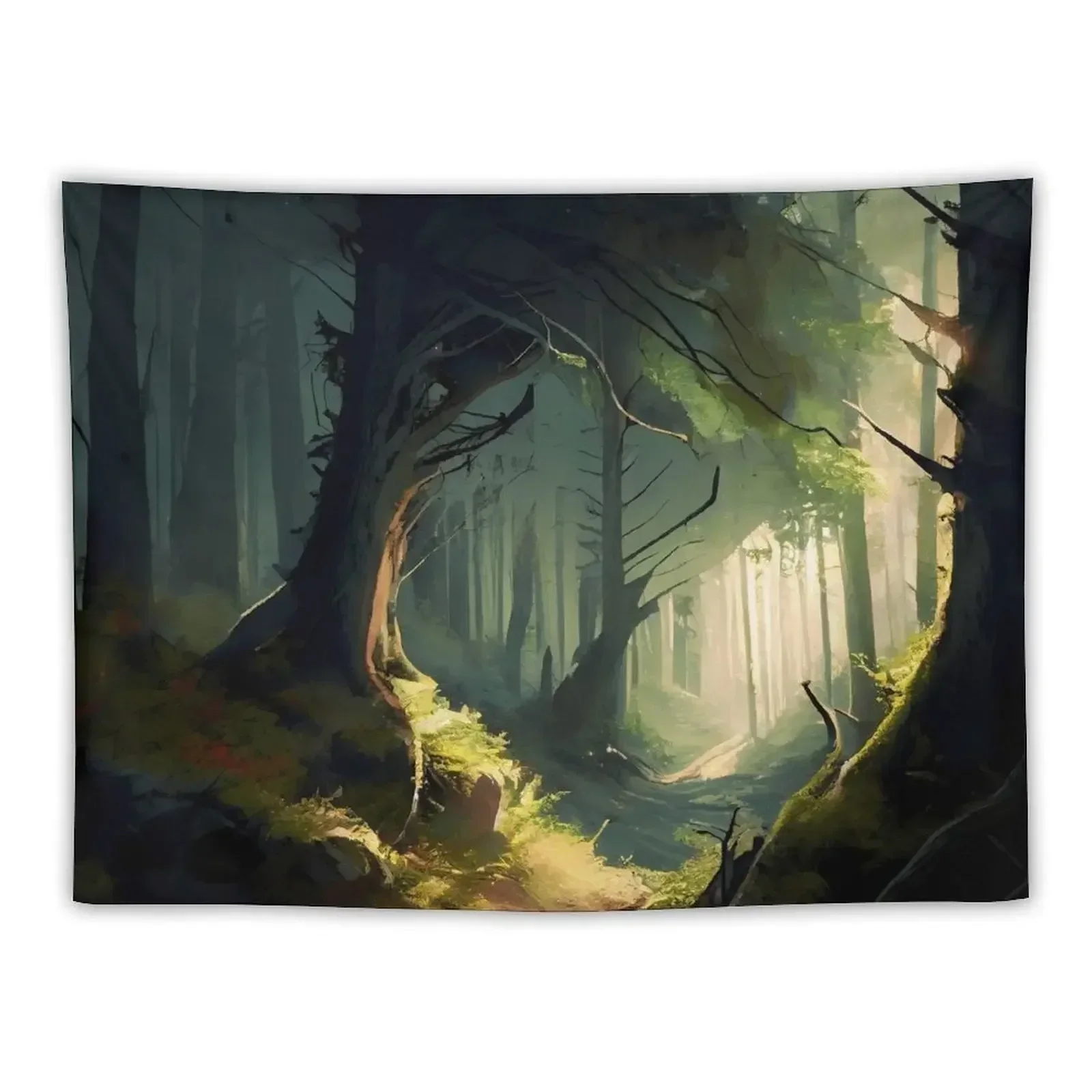 The Sunlit Forest Tapestry Home Decoration Accessories Decorative Wall Murals Outdoor Decoration Tapestry