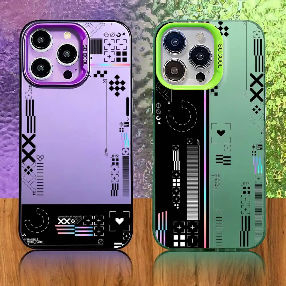 

Fashion Game Counter Strike CS GO Case For iPhone 16,15,14,13,12,11,Pro,XS,Max,Plus,Mini,SE Purple Green Matte Shockproof Cover