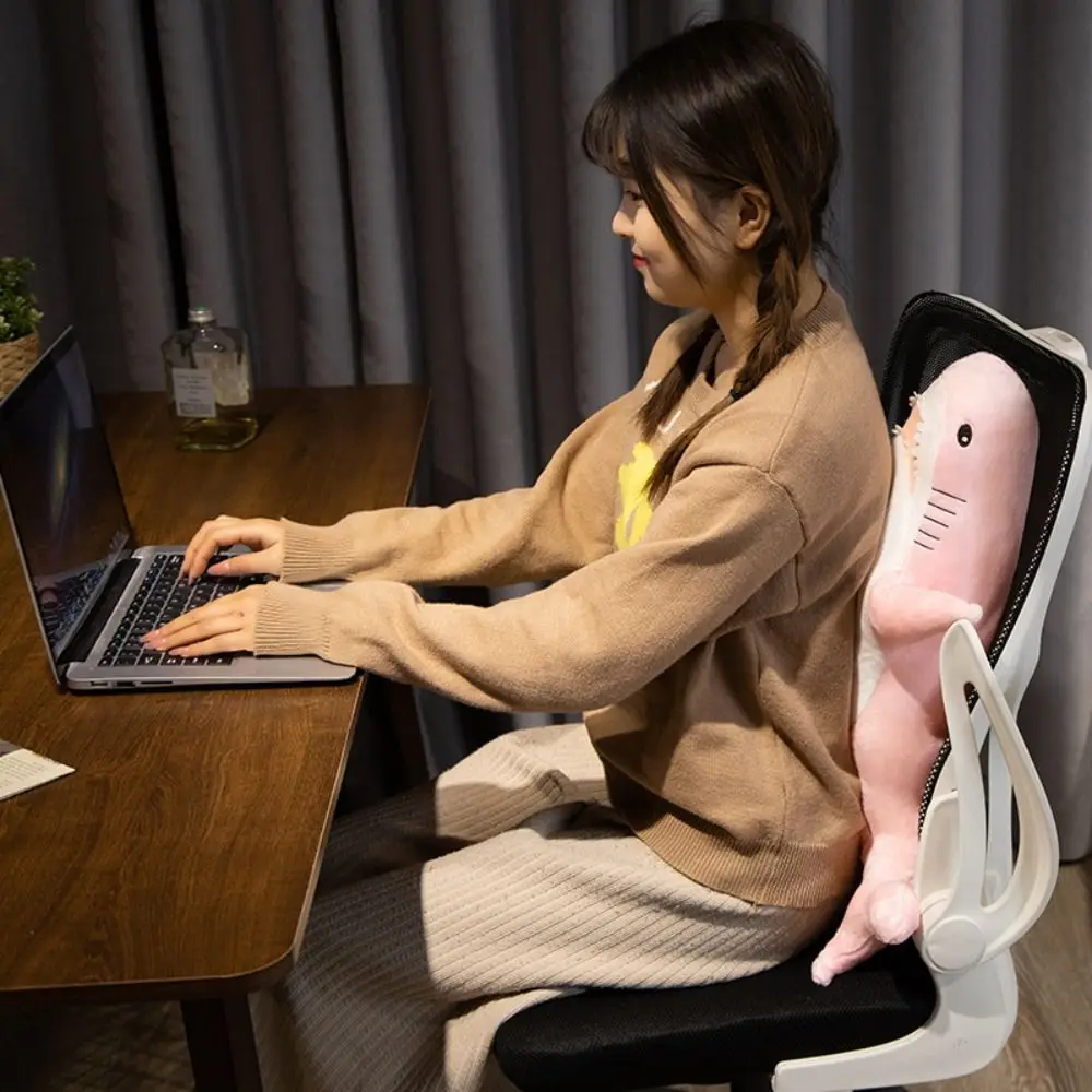 สัตว์การ์ตูน Shark Plush ของเล่นจําลองตลก Shark หมอนยักษ์ Kawaii สัตว์หมอนคริสต์มาสของขวัญ