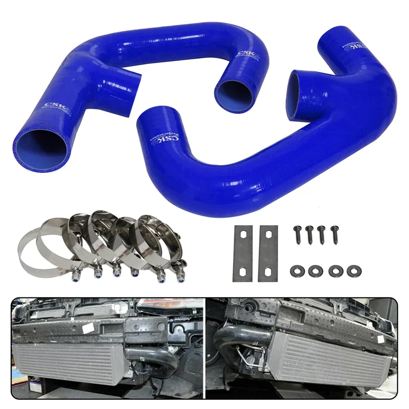 

Intercooler Pipes & Clamps Performance Front Twin Fits for VW Golf R GTI MK7 2.0T 2015-2017 Red/Blue/Black