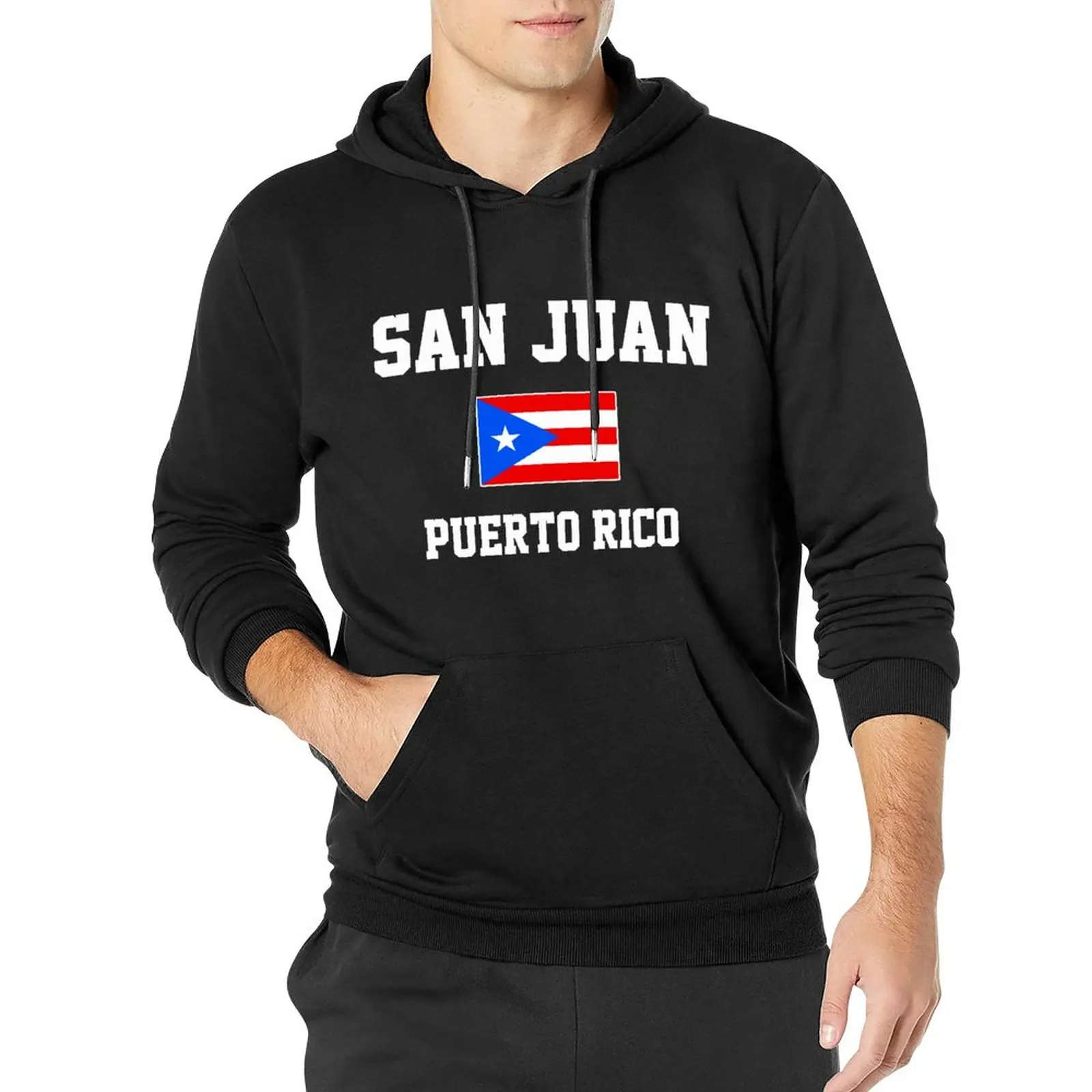 

Men Women Hoodies Puerto Rico San Juan Est. Capital Hoodie Pullover Hooded Hip Hop Sweatshirt Cotton Unisex