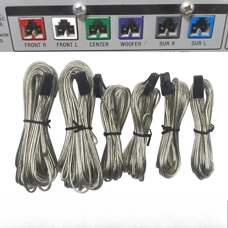 Cable de Audio para Cine en Casa, Modelo Antiguo, Compatible con Samsung, Sony, Pioneer, Kenwood, JVC, Cable de Conexión para Altavoces y Amplificador