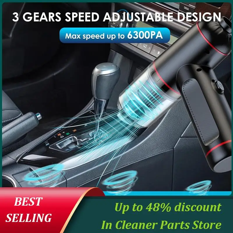 

Satisfied Cordless Handheld Vacuum Cleaner, Car Vacuum Cleaner, Vacuum Cleaner Blower Vacuum Pump 3-In-1, For Pets, Cars