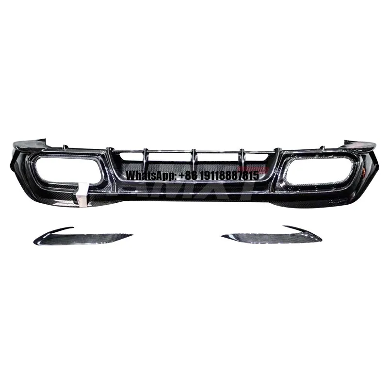 GT50 Topcar Style Diffuser for Mercedes Benz High Quality Fast Delivery Whole Sale Price Dry Carbon Fiber Diffuser Body Kits