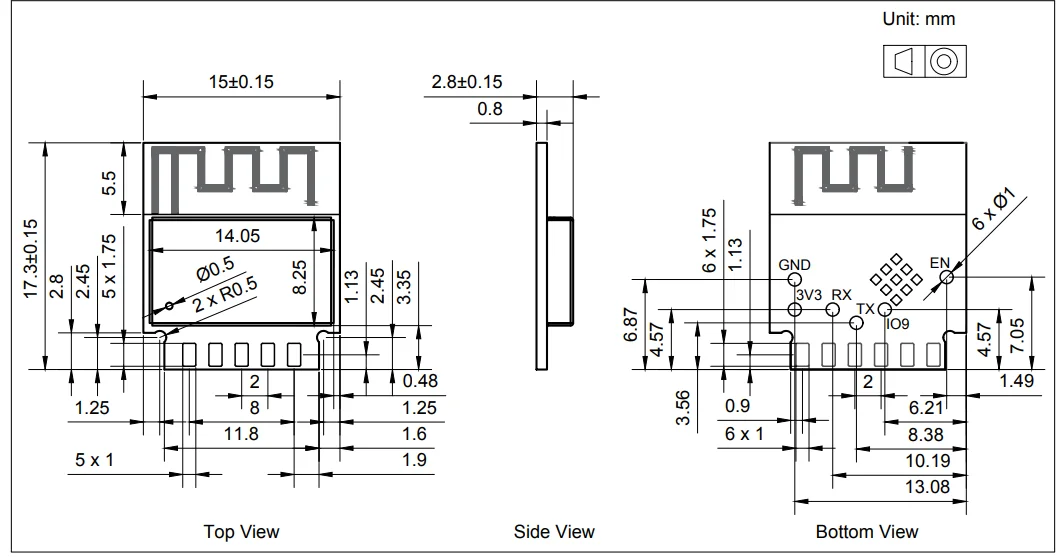 ESP8685-WROOM-03 Module ESP8685 Chip Series