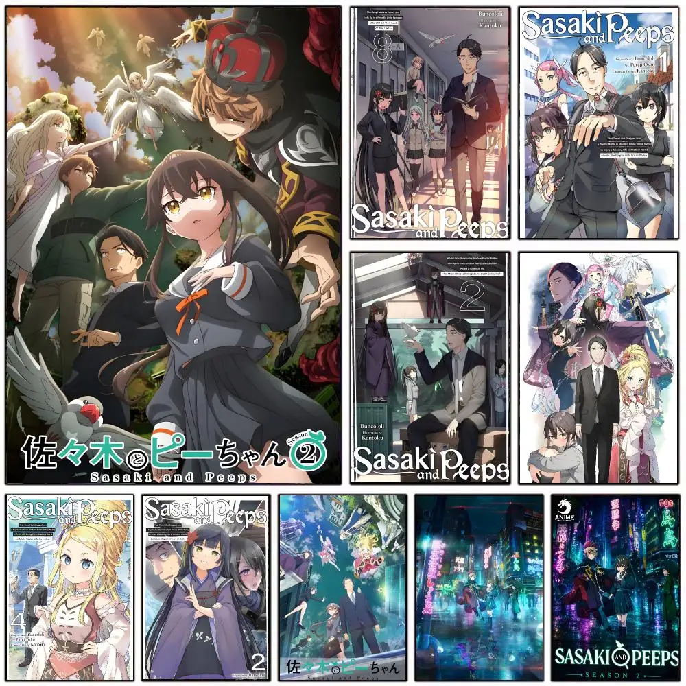 fantasy anime S-Sasaki and Peeps Poster Modern Home Decoration Interior Design & Contemporary Wall Art Collection