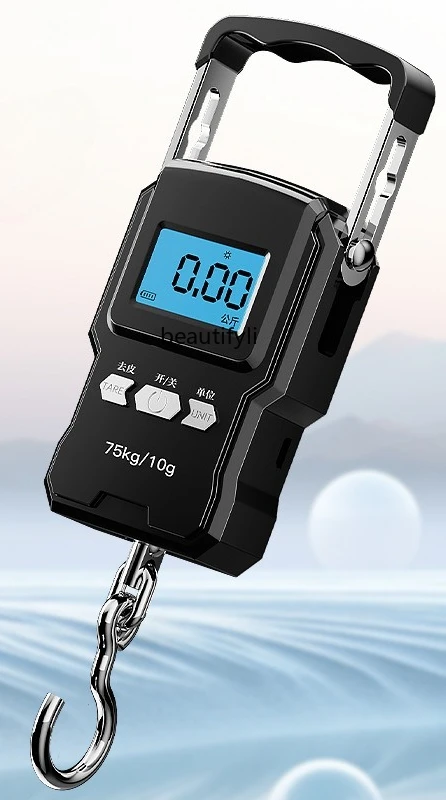 

Accurate, portable electronic scale Portable high-precision home courier Hook scale Small hand scale