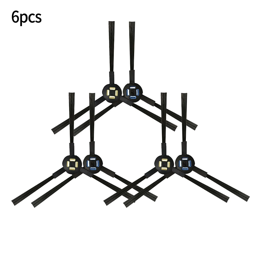 6 Pieces Side Brushes For / For A10 Vacuum Mopping Robot Vacuum Cleaner Accessories Spare Parts Home Appliance