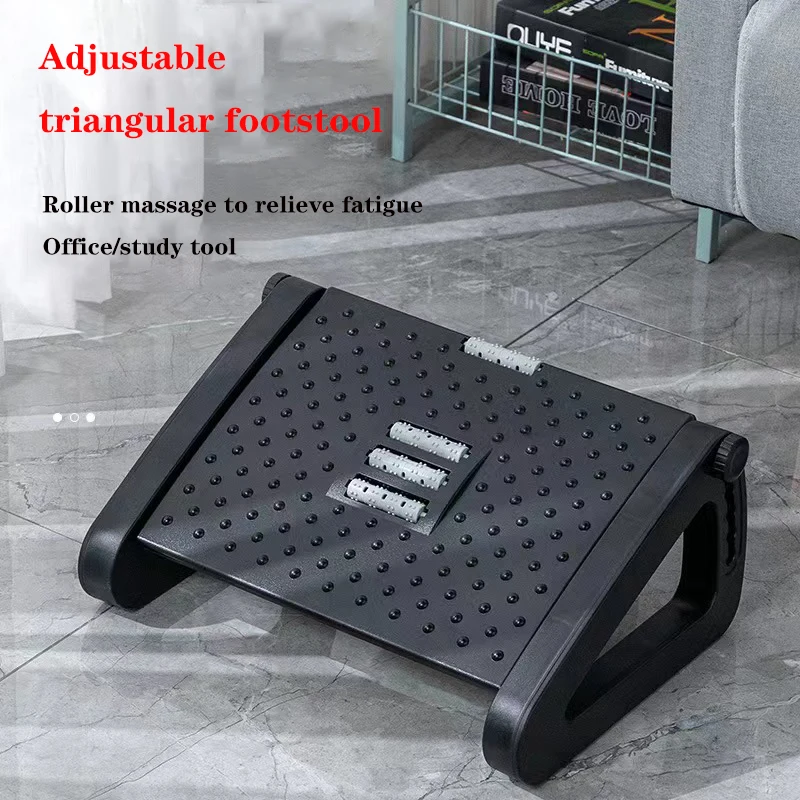 Footstool for Office Adjustable Footrest For Car Travel Office Stool Footrest For Comfort Pressure Relief Leg Foot