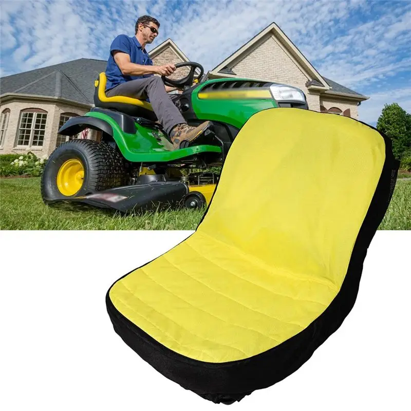 #29O Automotive Parts & Accessories,LP92334 Upgrade Large Seat Cover Riding Mower Cushioned Seat (Yellow)