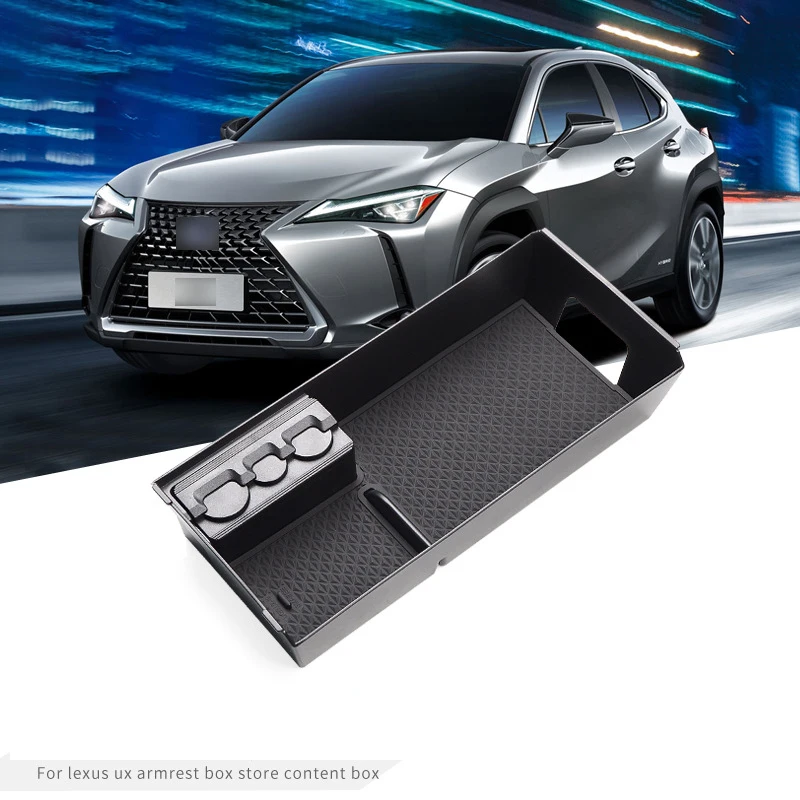 

Car Center Console Armrest Storage Box For Lexus UX ZA10 UX200 UX250h 2019-2021 Central Organizer Container Tray Accessories
