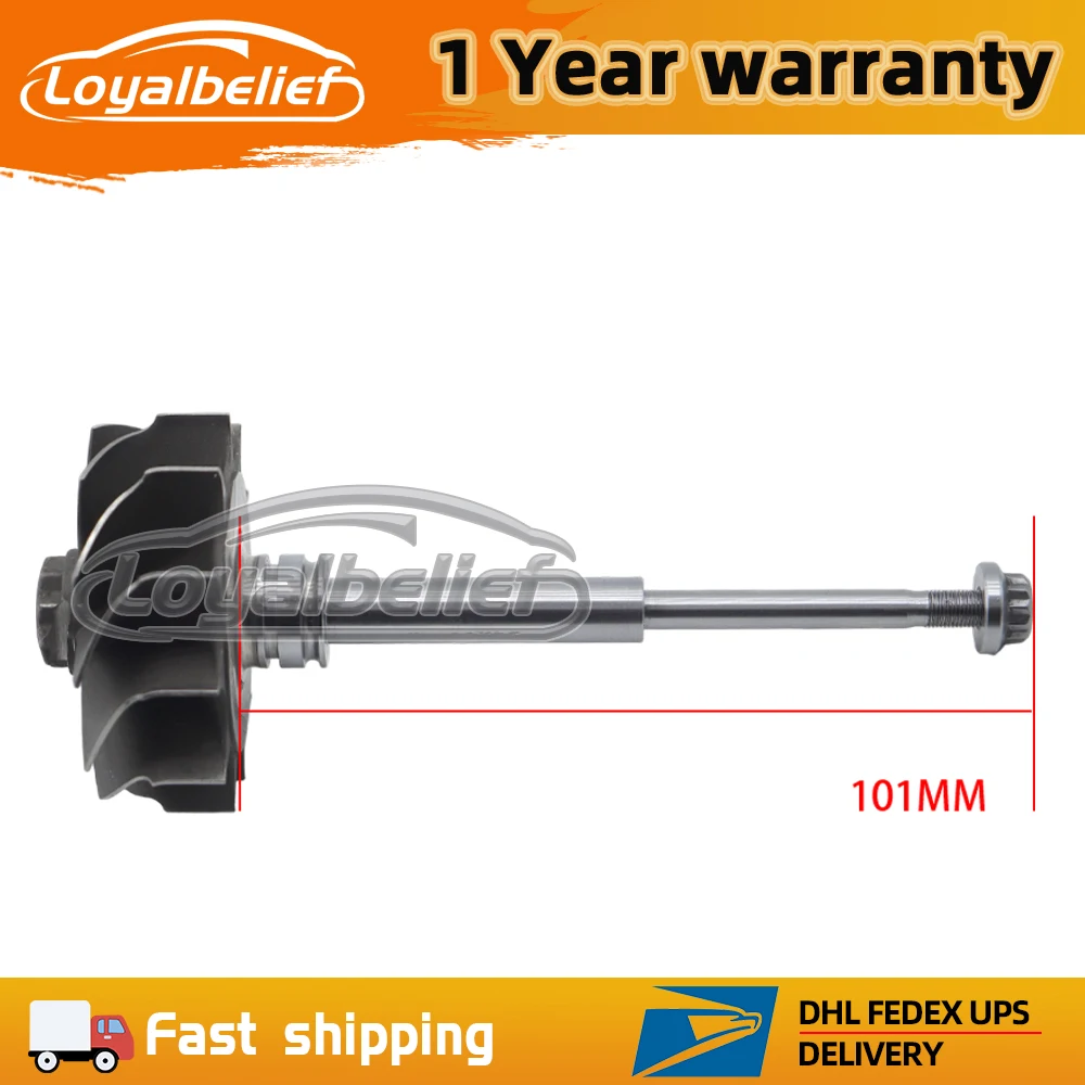 

Turbine Wheel & Shaft For Car Turbocharger Ball Bearing 17201-301101 17201-30110 Turbo Wheel and Shaft