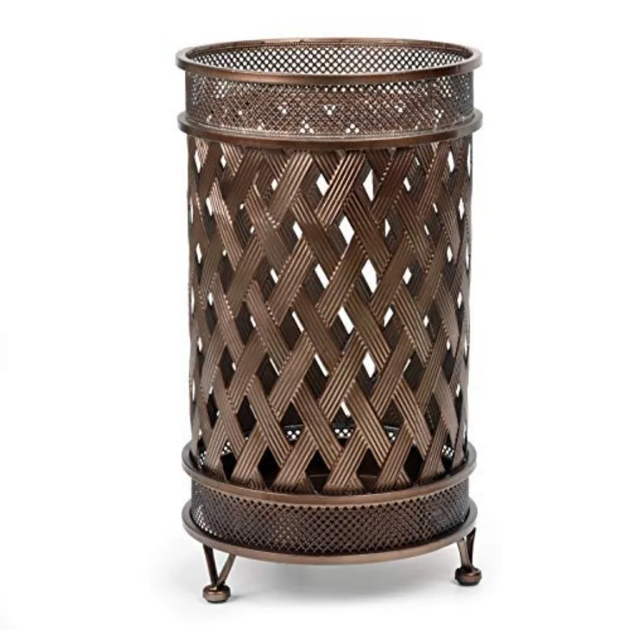 

Super Quality Umbrella Stand Umbrella Holder Antique Look Metal Entry Hallway Décor Round Style w/Removable Drip Tray. Home Off