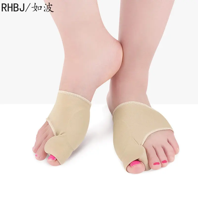 1Pair Big Bone Orthopedic Bunion Correction Pedicure Socks Silicone Hallux Valgus Corrector Braces Toes Separator Feet Care Tool