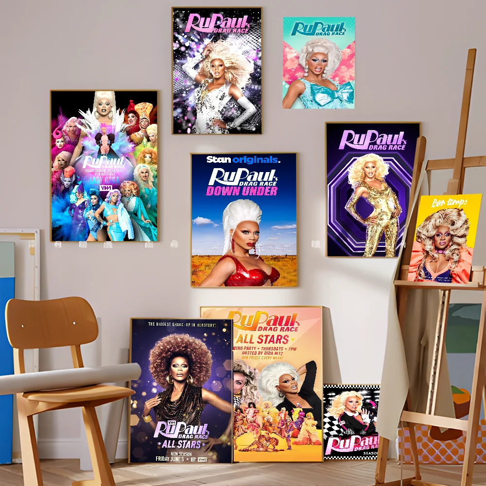 RuPaul s Drag Race Vintage Posters Sticky Vintage Room Home Bar Cafe Decor Kawaii Room Decor