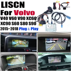 Reverse Camera For Volvo V40 V60 V90 XC60 XC90 S60 S80 S90 2015 2016 2017 2018 Backup Front Rear Camera Interface Adapter