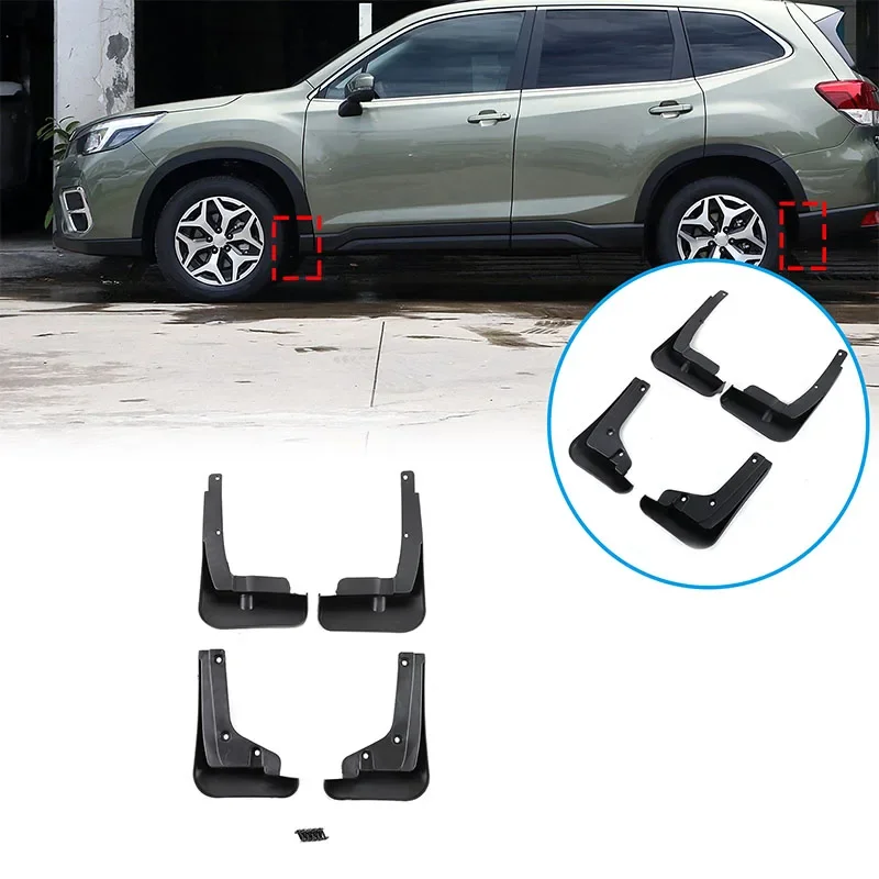 

Car Fender Mud Flaps For Subaru Forester 2008-2024 Splash Guards MudFlaps Front Rear Wheel Mudguards 4pcs Auto Accessories