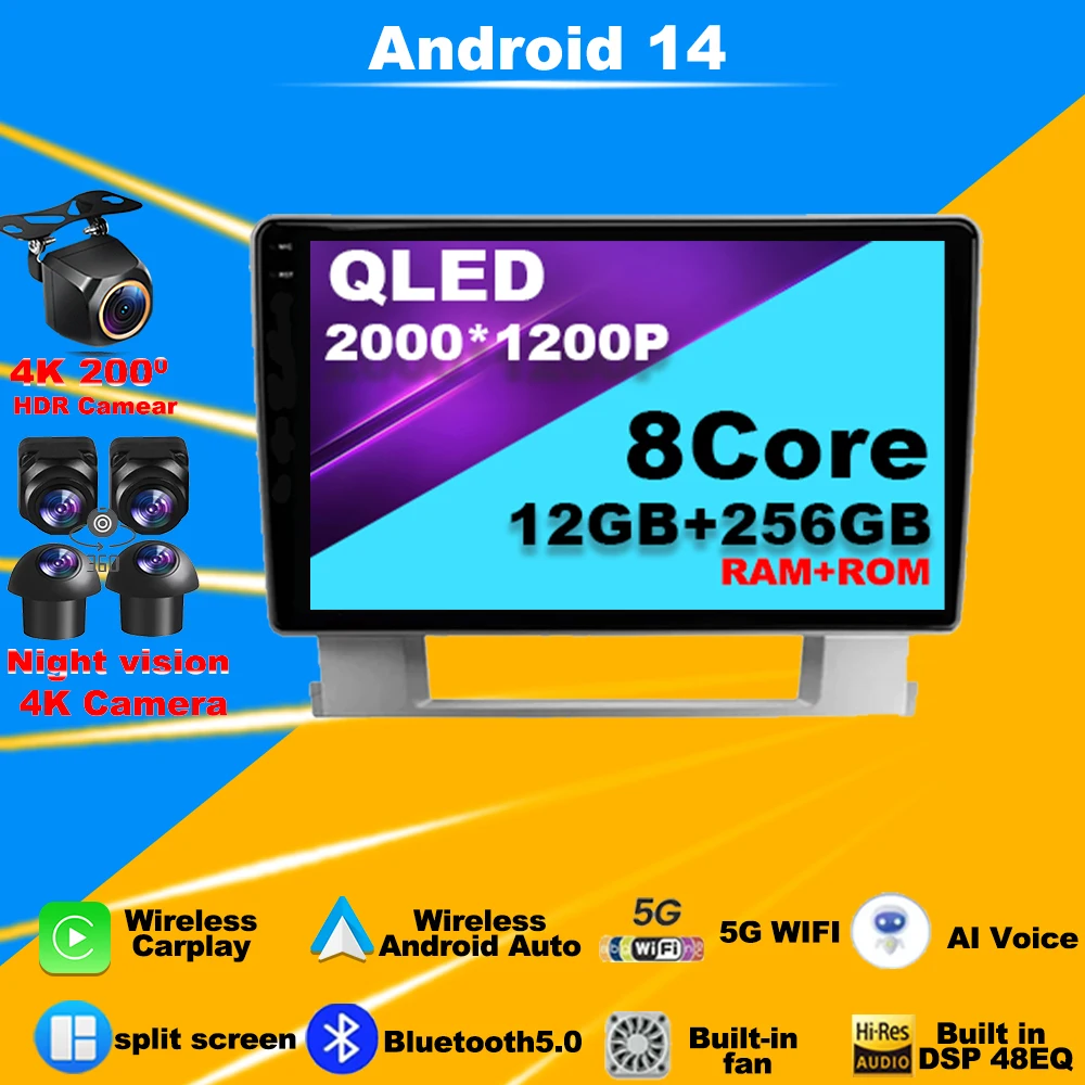 

Android 14 Car Radio For Buick Excelle 2 2009 - 2015 For Opel Astra J 20Multimedia Video Player Navigation Carplay Stereo 4G