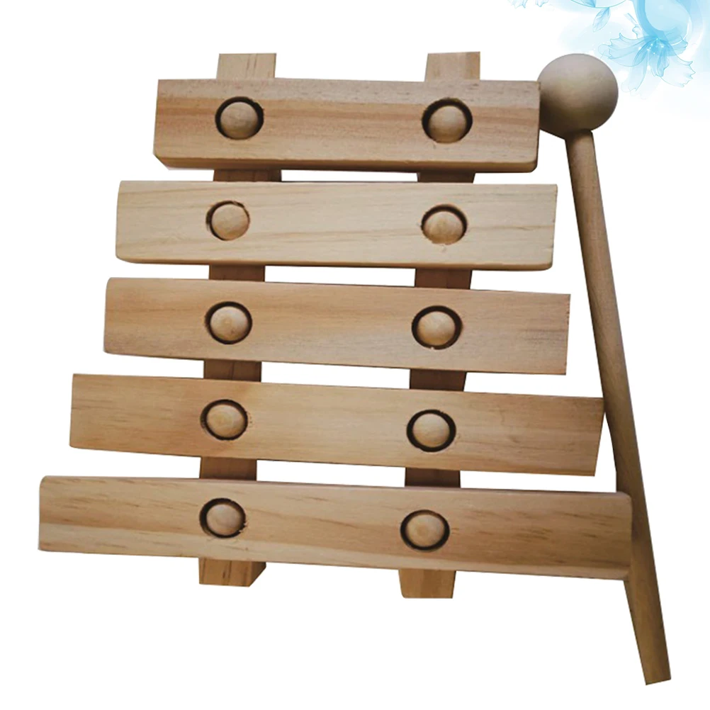 إكسيليفون خشبي غير مكتمل دهان داي للأطفال مشروع خشبي تعليمي ملحقات الخياطة اليدوية #6