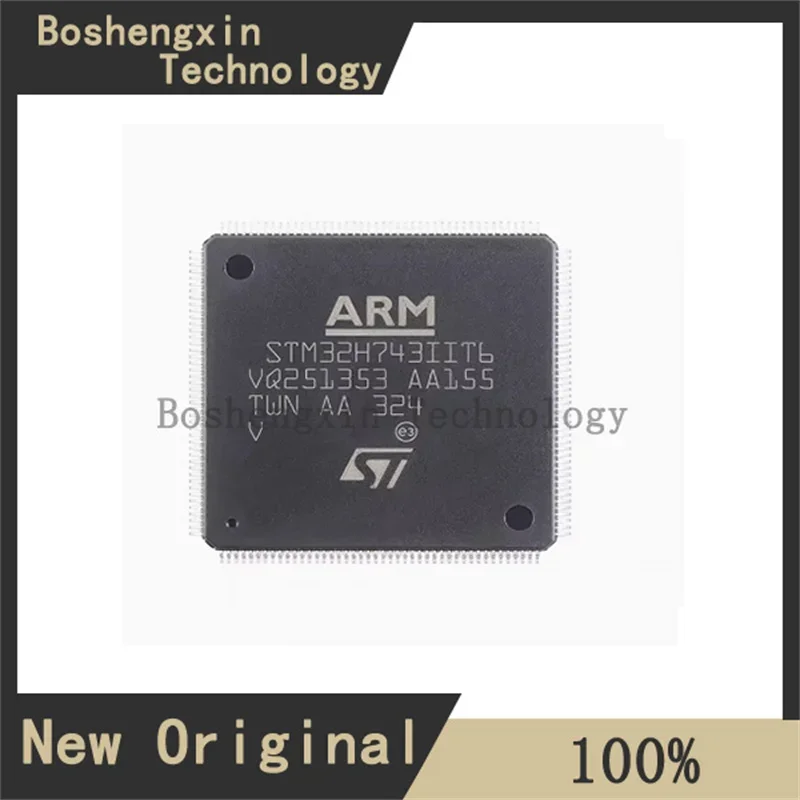 1Pcs STM32H743IIT6 With 2 MB Flash, 1 MB RAM, 480 MHz CPU, ART accelerator LQFP-176 STM32H743IIT6