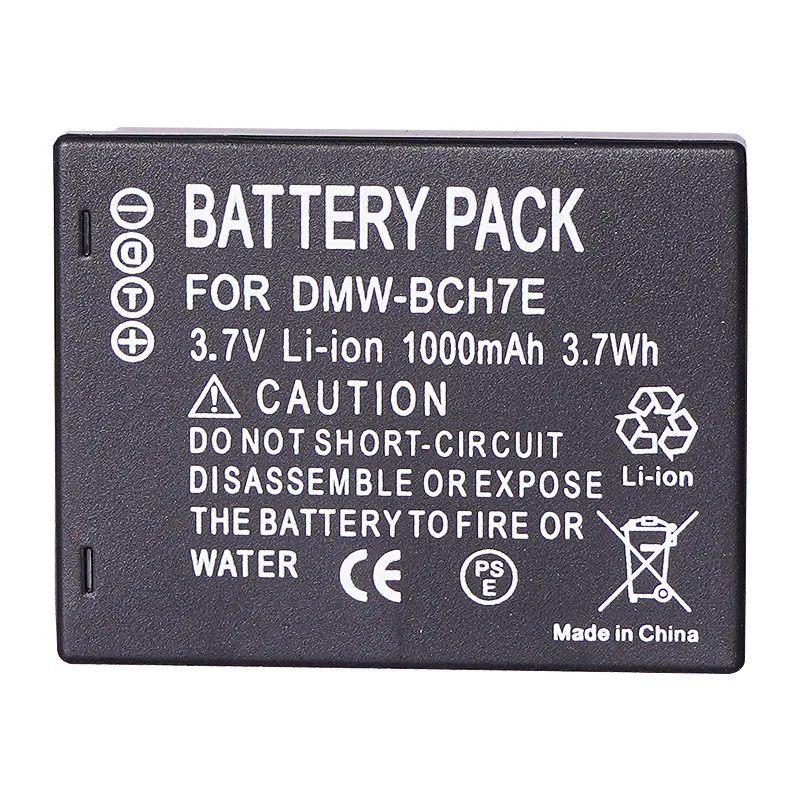 DMW-BCH7E Rechargeable Camera Battery For Panasonic DMW-BLH7PP Lumix DMC-GM5 GM1 DMC-GF7 DMC-GF8 GF9 LX10 LX15 1100mAh view 3