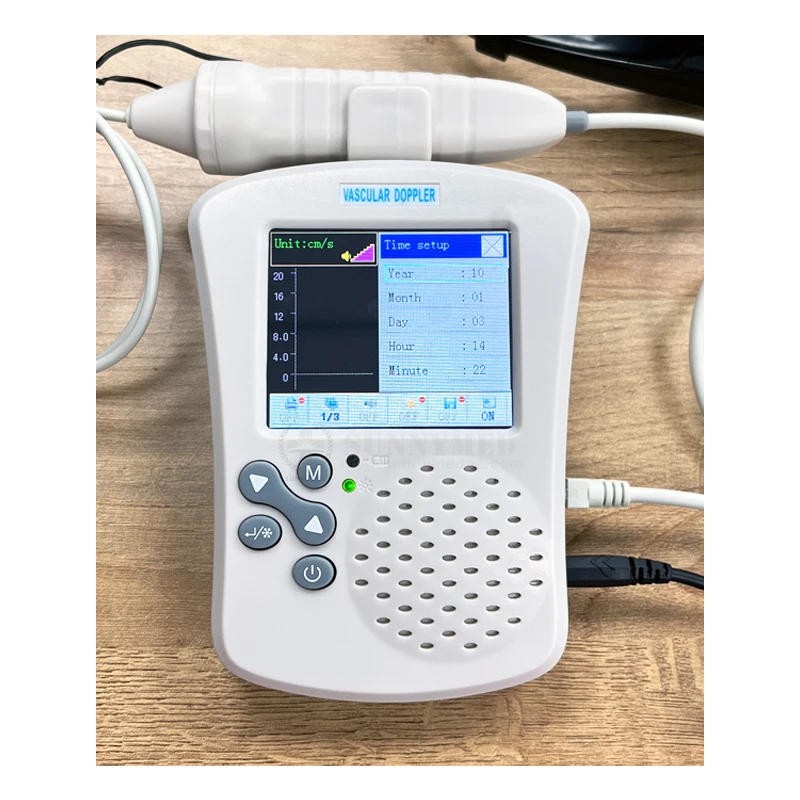 Touch Screen   Vet Vascular Doppler With Including Animal  Sphygmomanometer SY-W066-1 and Blood Flow Meter