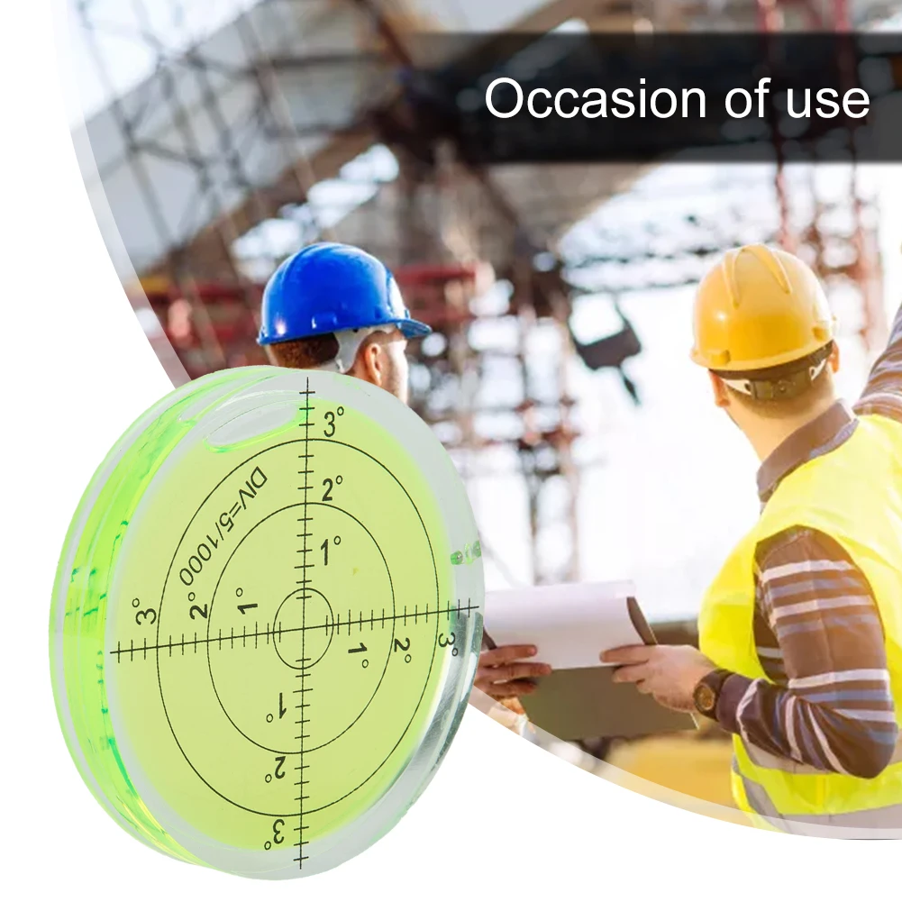 

Large Mechanical Leveling 66mm Levels Circular High-precision Inclinometer Level Indicator Liquid Measuring Kit