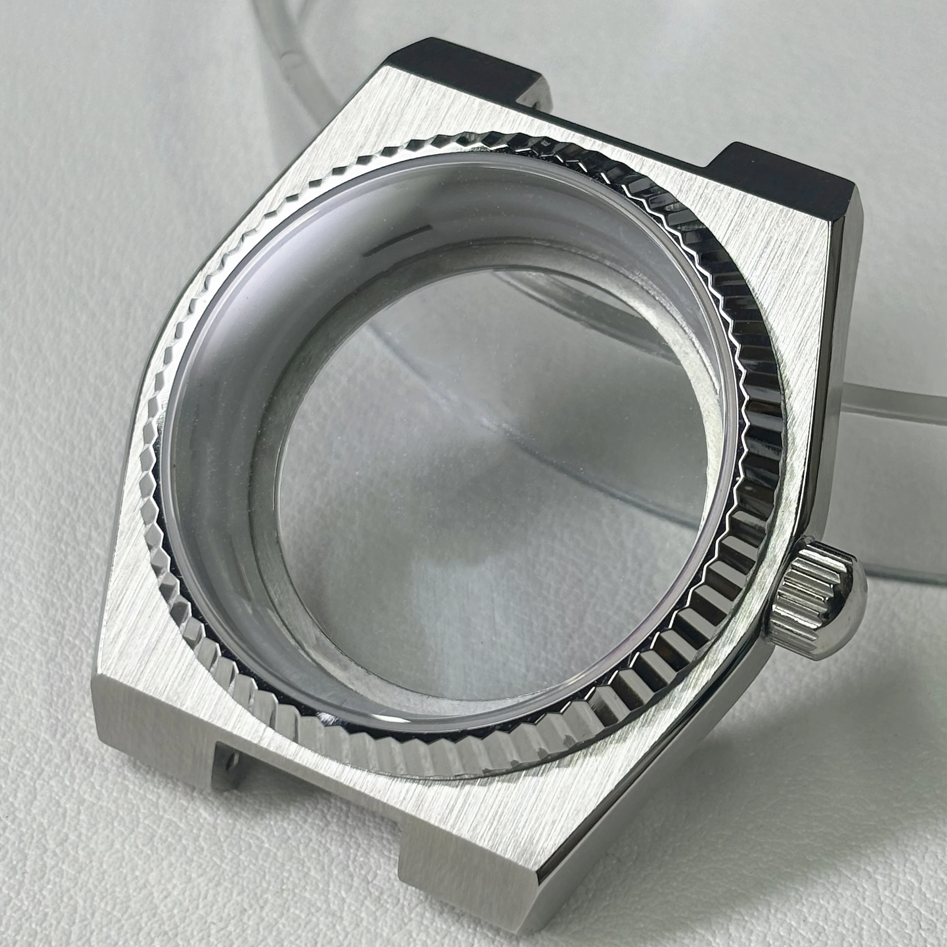 40mm NH35 Case for PRX Super Player Model Men Watch NH35 Watch Case Modification for NH36 NH38 NH70 NH71 NH72 Polished Bezel