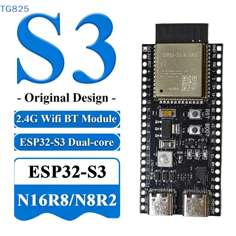 【AN】Dual Core Development Board With 2.4G WiFi Bluetooth Support Perfect For DIY Electronics IoT Projects And Programming Work view 2