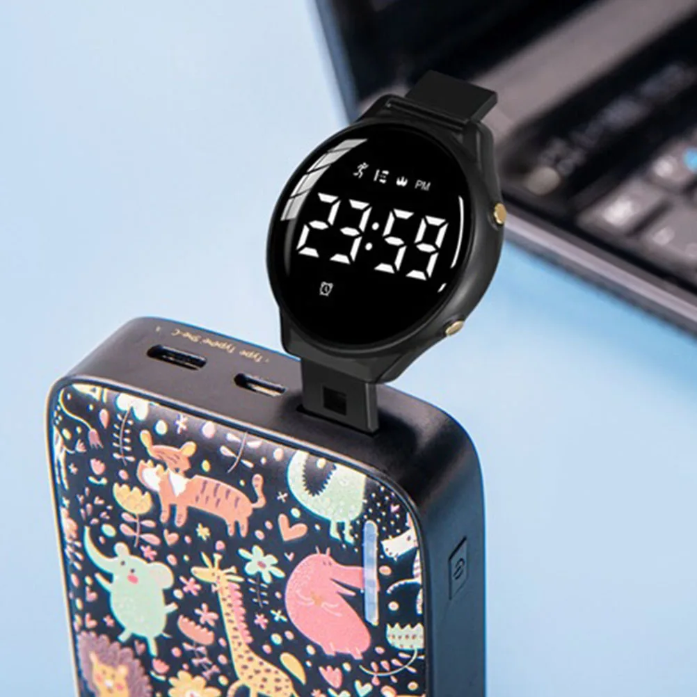 Smartwatch with Screen Vibrating Clock Alert Smooth Adjustable Strap for Sports Watch Daily Use