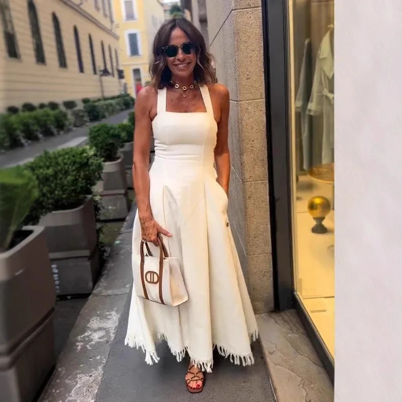 nuevo-vestido-bohemio-de-verano-para-mujer-vestido-maxi-blanco-y-fluido-con-detalles-de-flecos-y-borlas-sexy-sin-mangas-informal-para-playa-y-fiestas