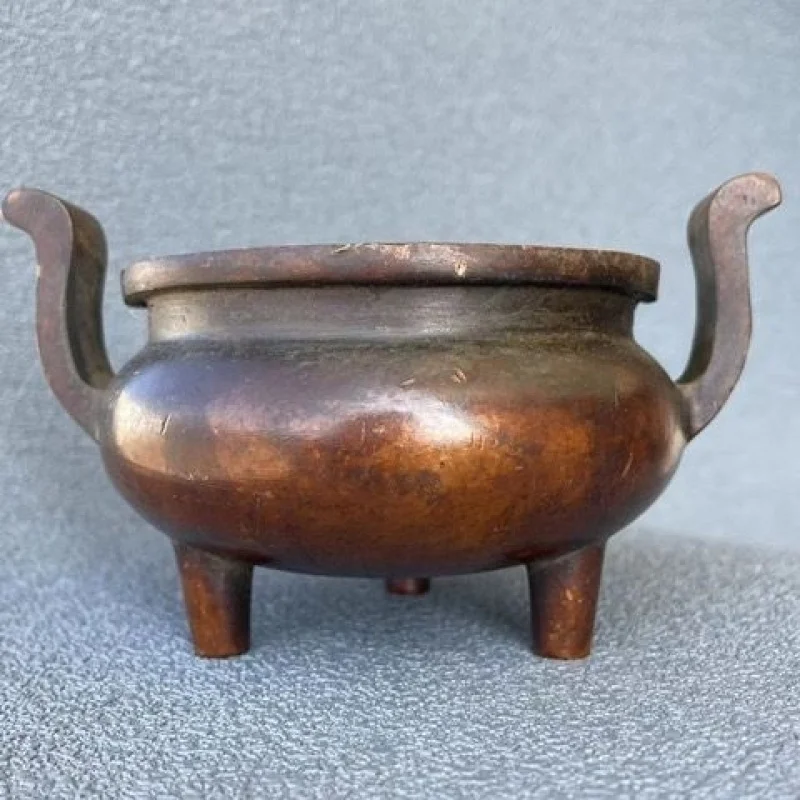 Xuande double-ear , vintage household incense , ash burner, gift