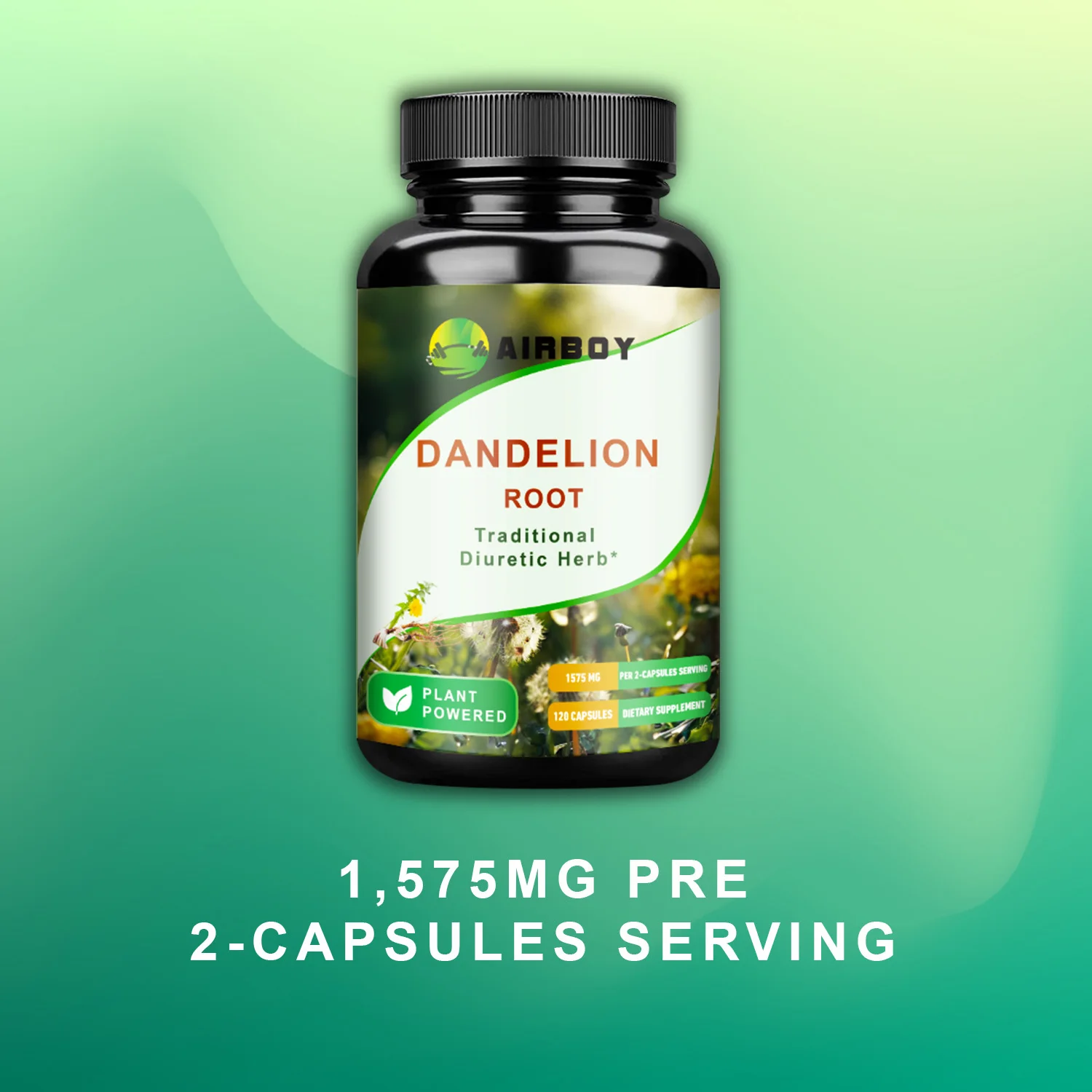 كبسولات جذور الهندباء - إزالة السموم من الكبد وتنظيفها، تعزز المناعة - 120 كبسولة