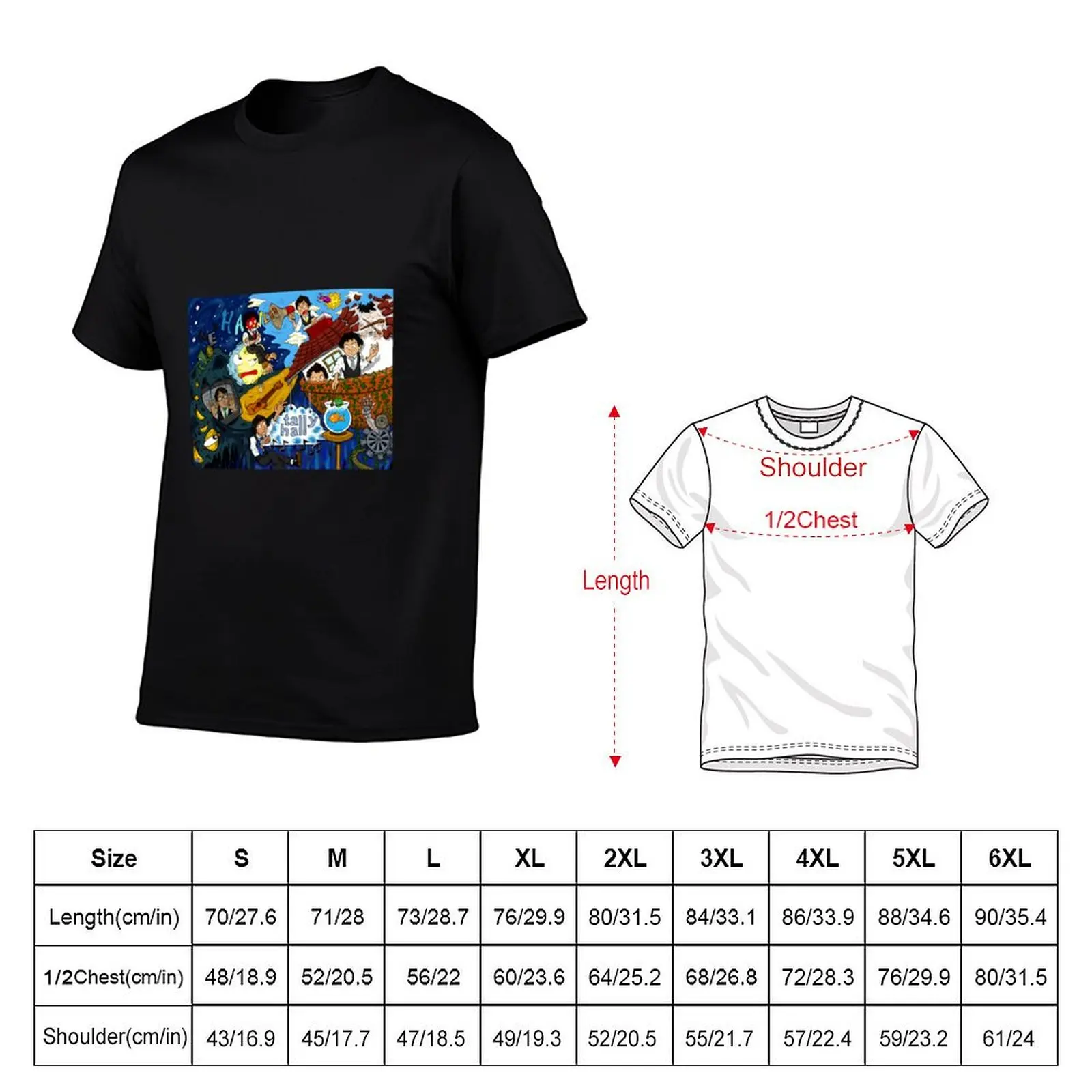 tally hall anime T-Shirt funny costumes custom t-shirts man t shirt croswit shirt man mens vintage t shirts