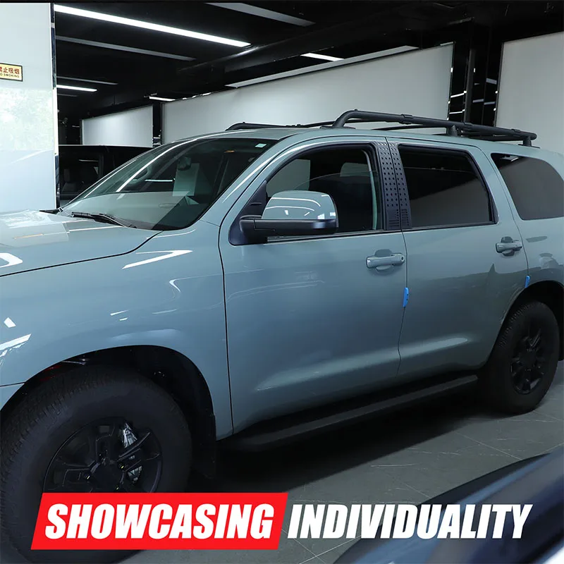 

Центральная стойка для автомобильного окна, сотовая накладка, защитная накладка, Внешние детали, автомобильные аксессуары для Toyota sequoia 2007-2021