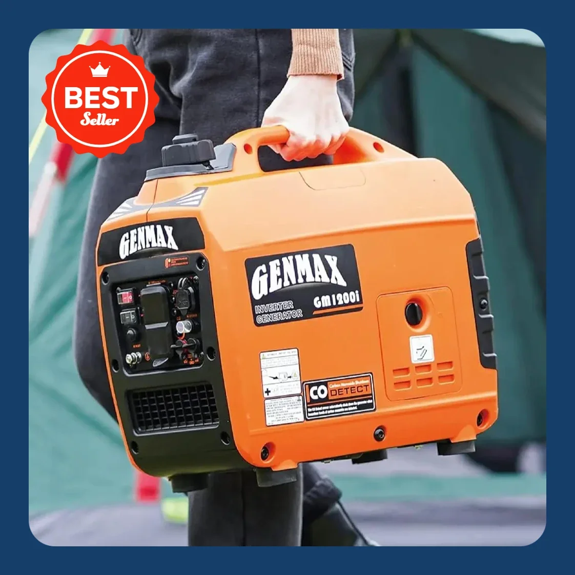 

Generator, EPA Compliant, Eco-Mode Feature, Ultra Lightweight for Backup Home Use & Camping