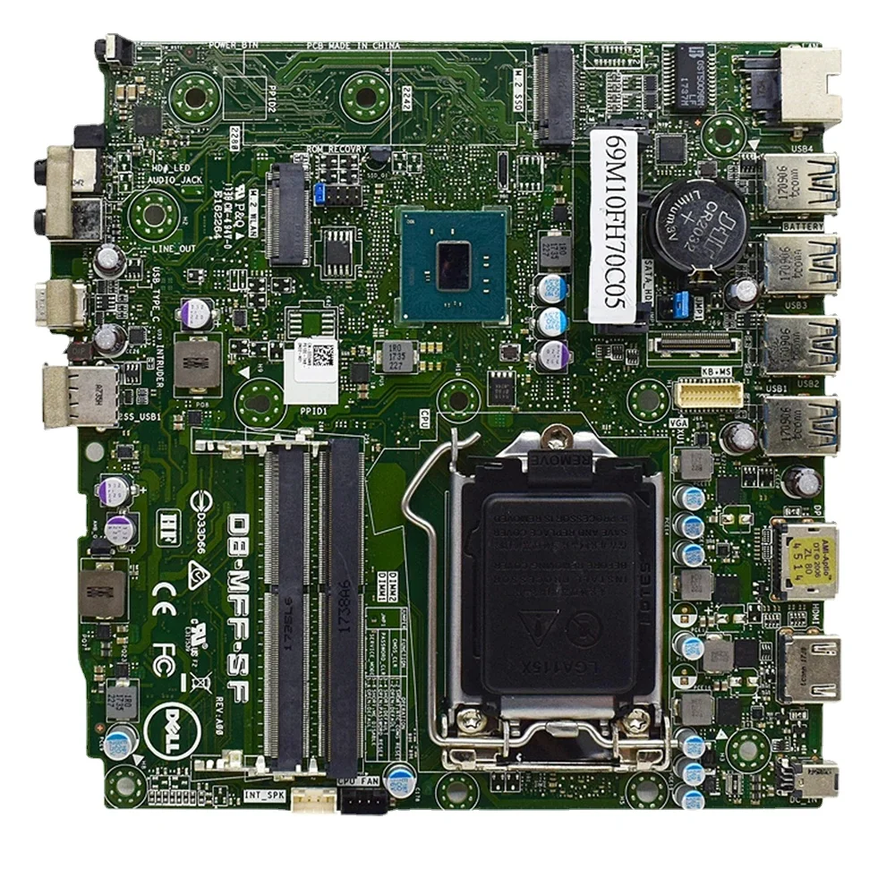 

FOR DELL Optiplex 7050M mini motherboard D24M8 D8-MFF-SF Optiplex 7050 Micro Motherboard System Board - D24M8