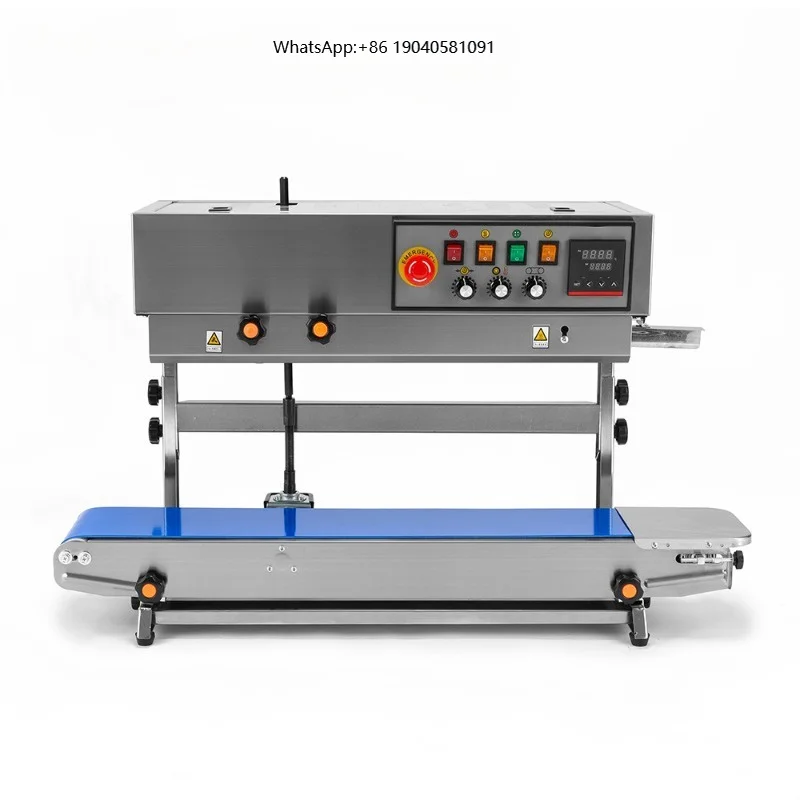 Vertical Plastic Sealer Machine Stainless Steel Sealing Machine Continuous Automatic Factory Plastic Heat Sealer Machine