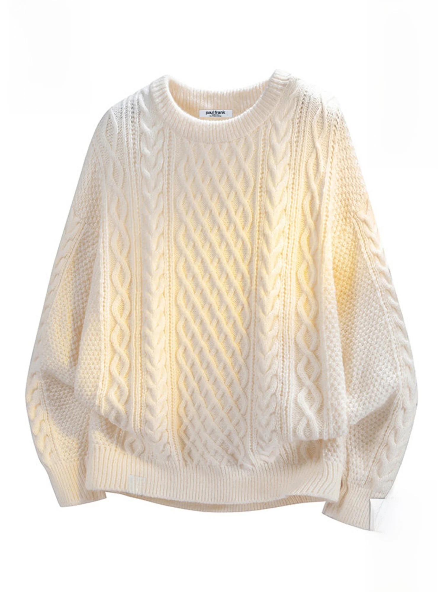 

PaulFrank Thiened Fce Knitted Sweater Men's Casual Warm Winter Top Large Mouth Monkey Casual Sle Long Sve round Ne