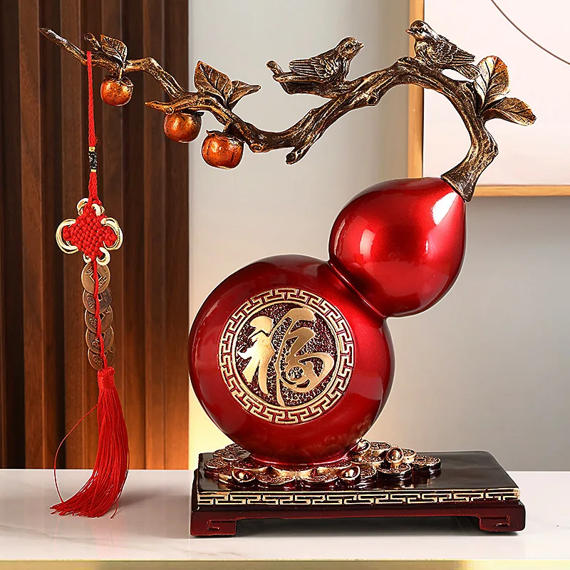 

Gourd home decorations, new house relocation gifts, living room, foyer, wine cabinet handicrafts