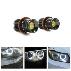 2pcs Canbus White Angle Eyes LED Marker Halo Ring Light Bulb For BMW E39 E53 X5 E60 E61 E63 E64 E65 E66 E83 X3 Car Led Light