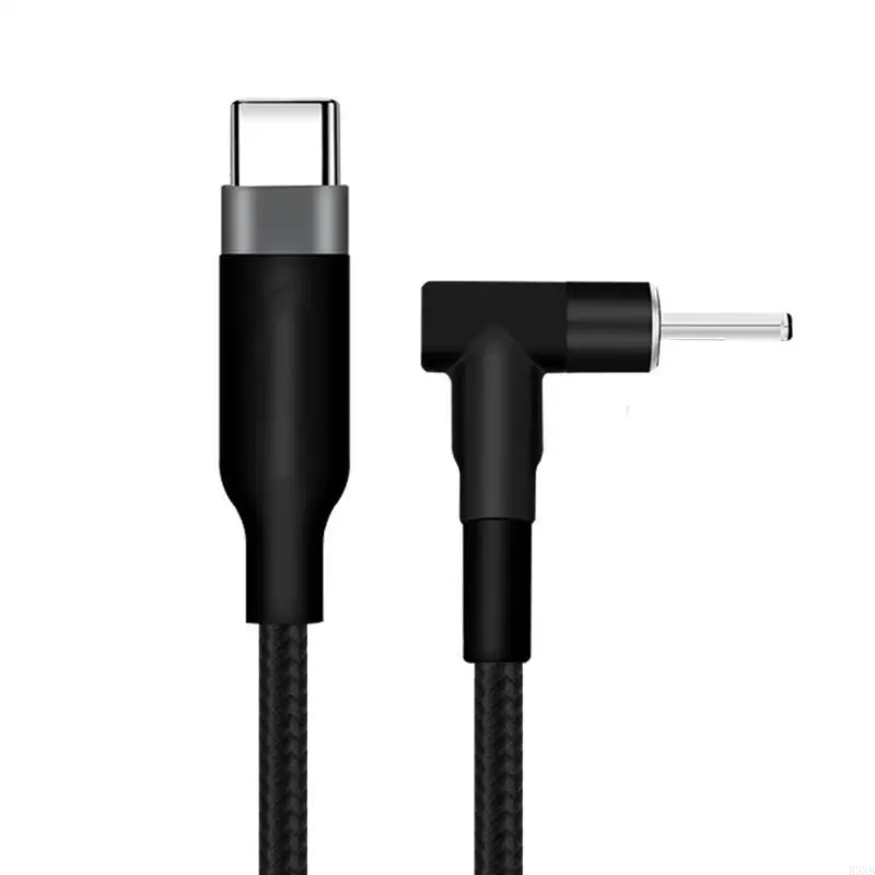 

K3NB 100W Fast Chargng for Notebooks USB Port to DC3.0x1.1mm Charging Adapter Wire Soft Braided Power Supply Cord